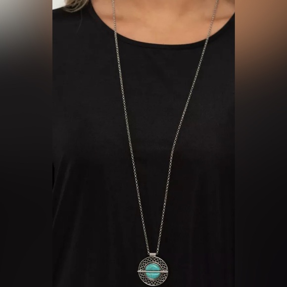 NEW Turquoise & Silver Jewelry 3 Piece Set - Picture 7 of 7